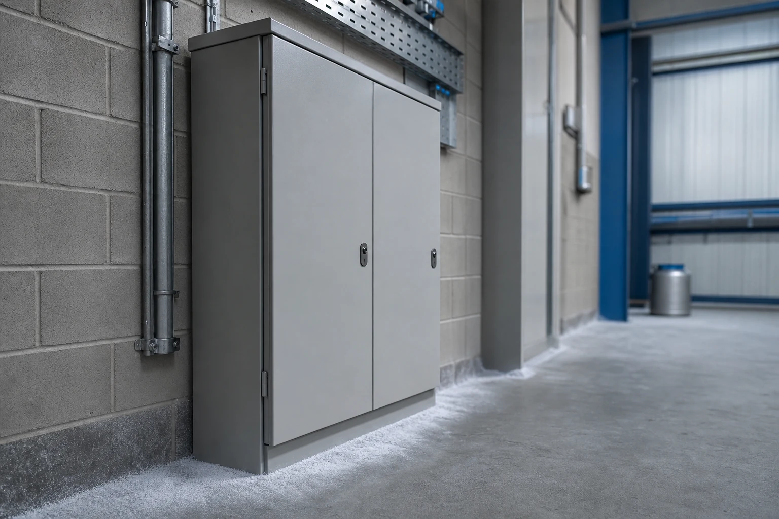 Tidy industrial plant room after professional dry ice cleaning visit